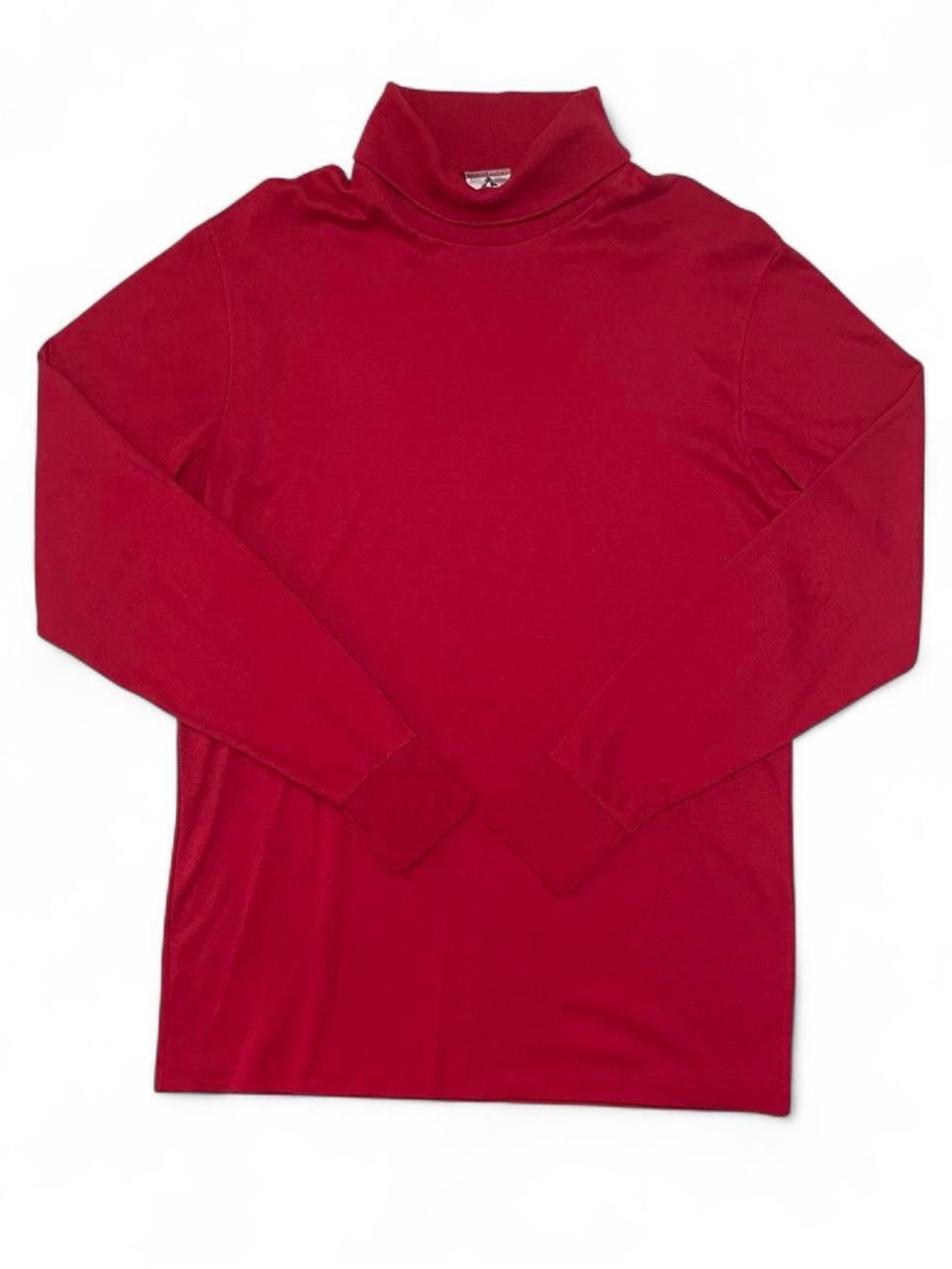 Retro Vintage 70s 80s USA Munsingwear Red Turtleneck Sweater Women’s M Academia